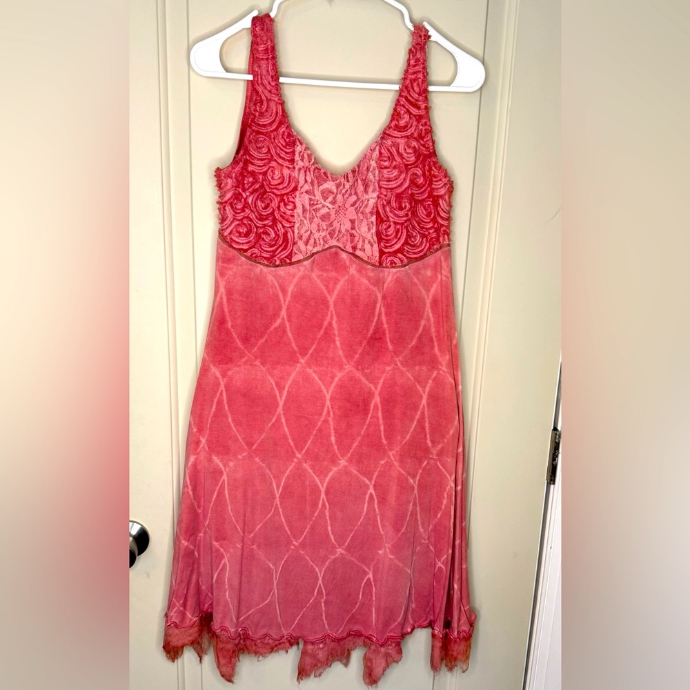 Mezon Stunning TIE DYE and Lace dress SIZE S